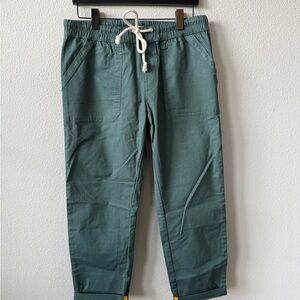 NWT Pact Women’s Teal Joggers with Drawstring
